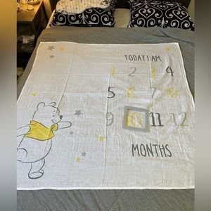 Baby milestone blanket